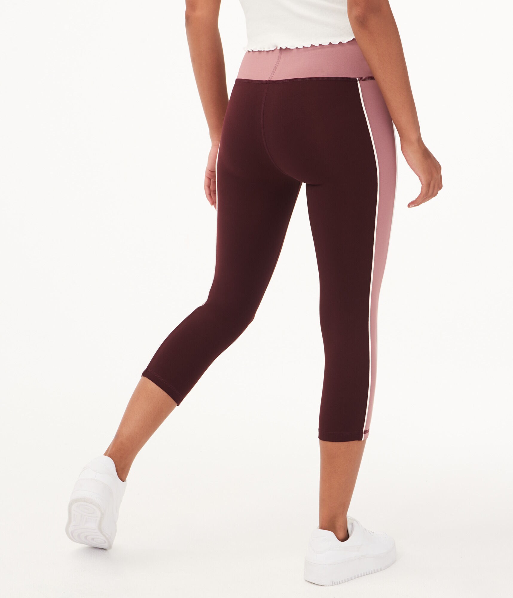 Side Stripe Cropped Legging