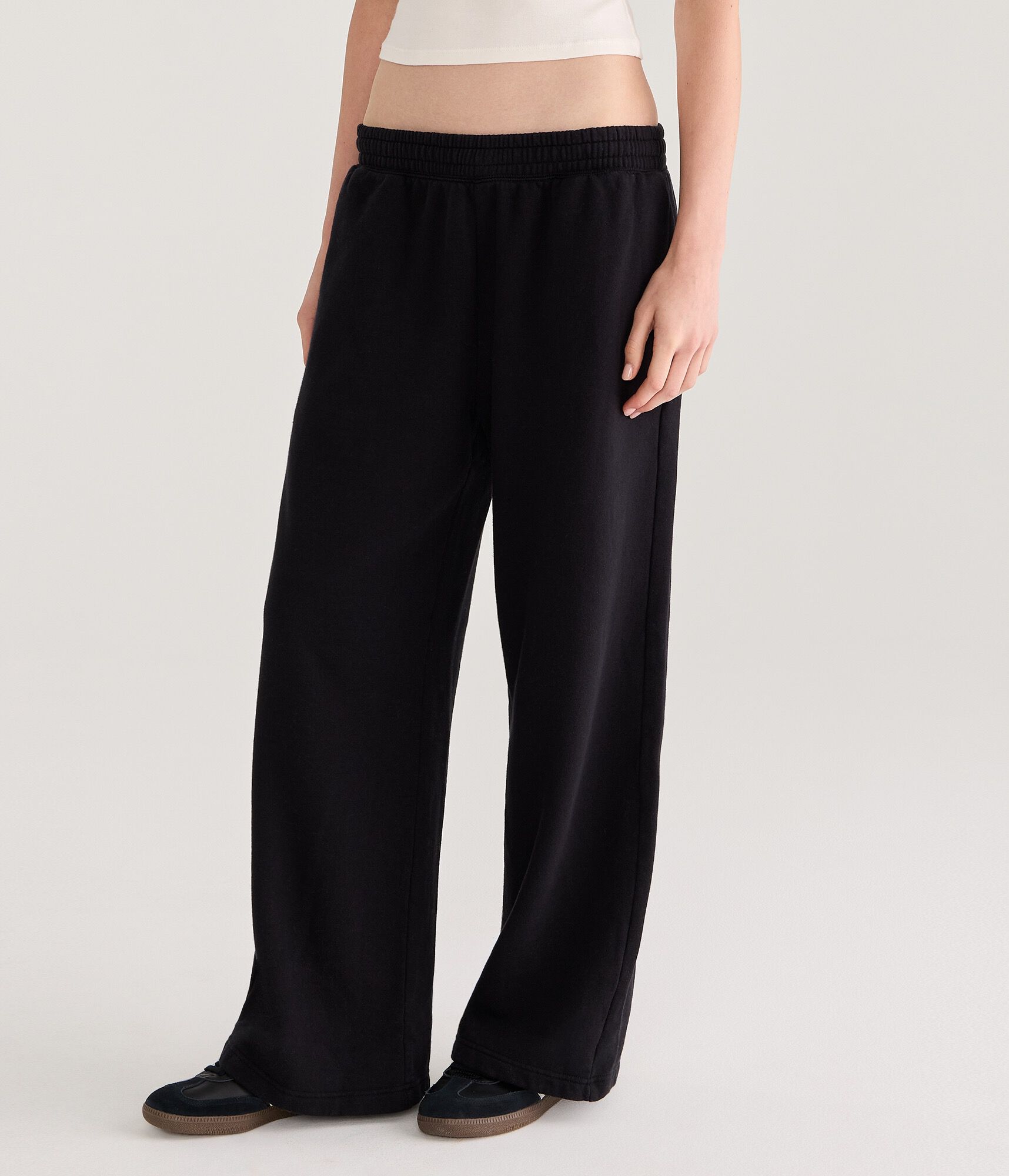 Cloud Soft Mid-Rise Wide Leg Sweatpants