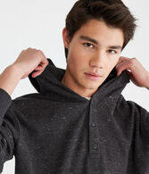 Long Sleeve Hooded Thermal Henley