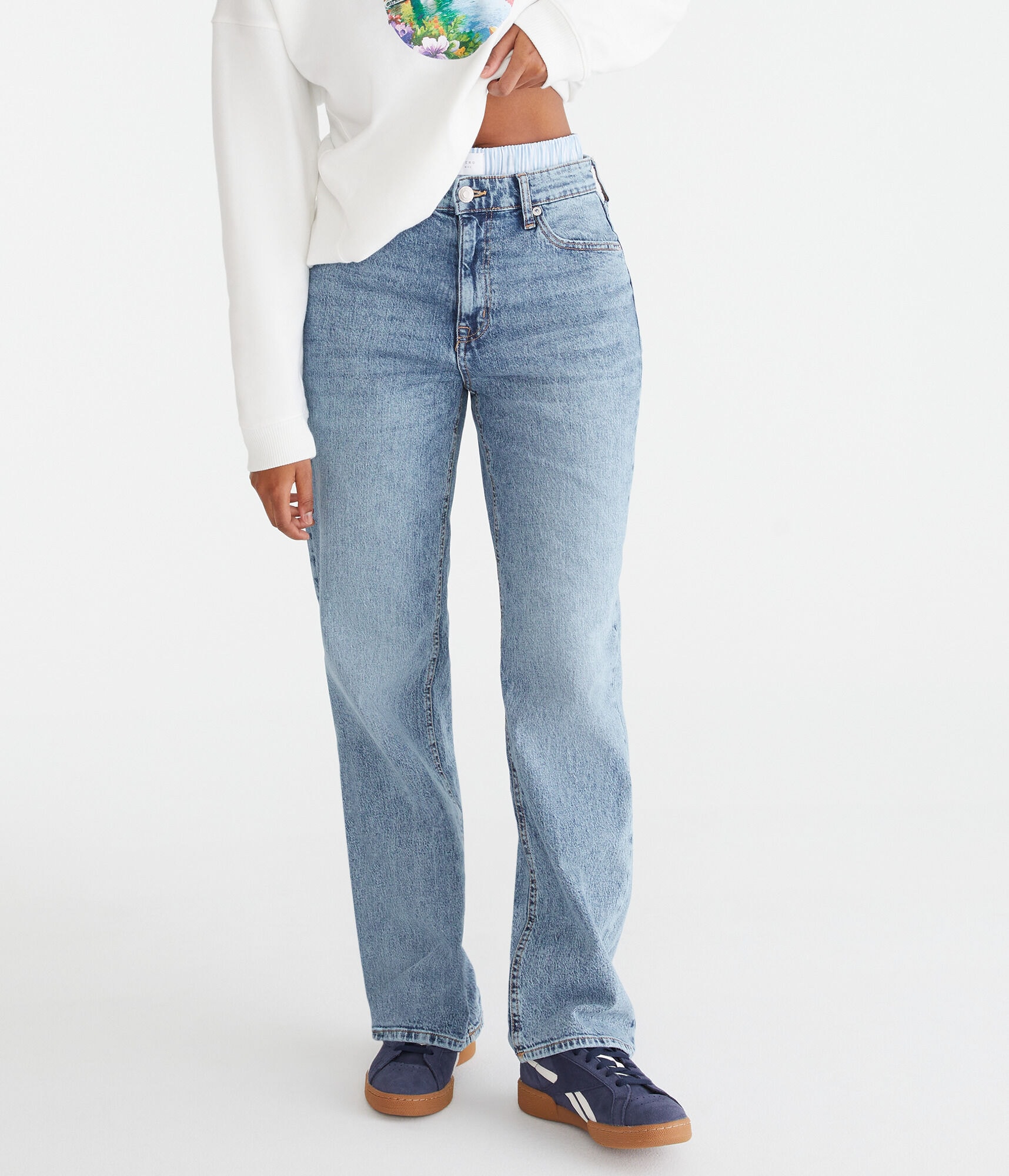 Curvy High-Rise Baggy Jean