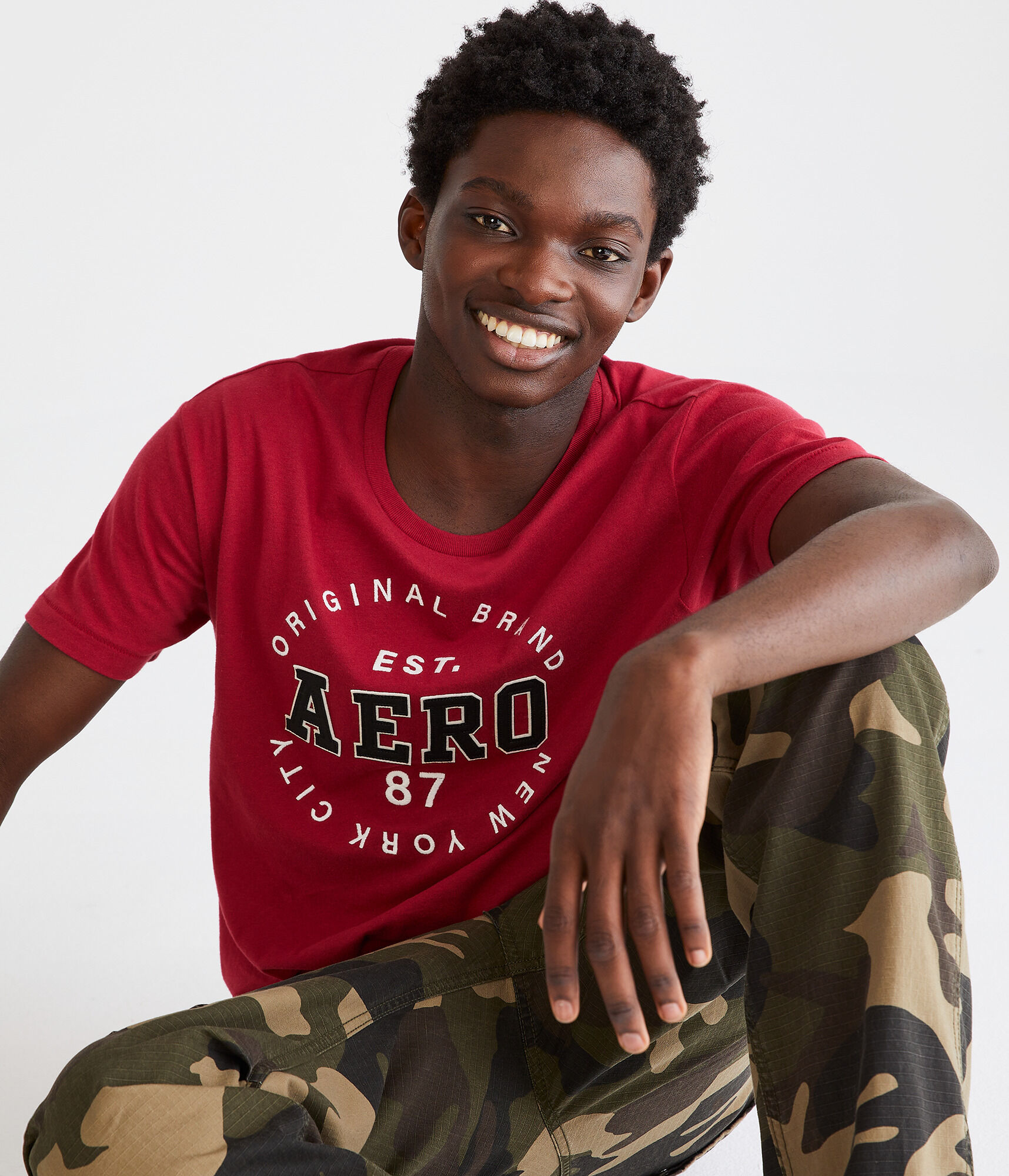 Aero Circle Logo Appliqu&eacute; Graphic Tee