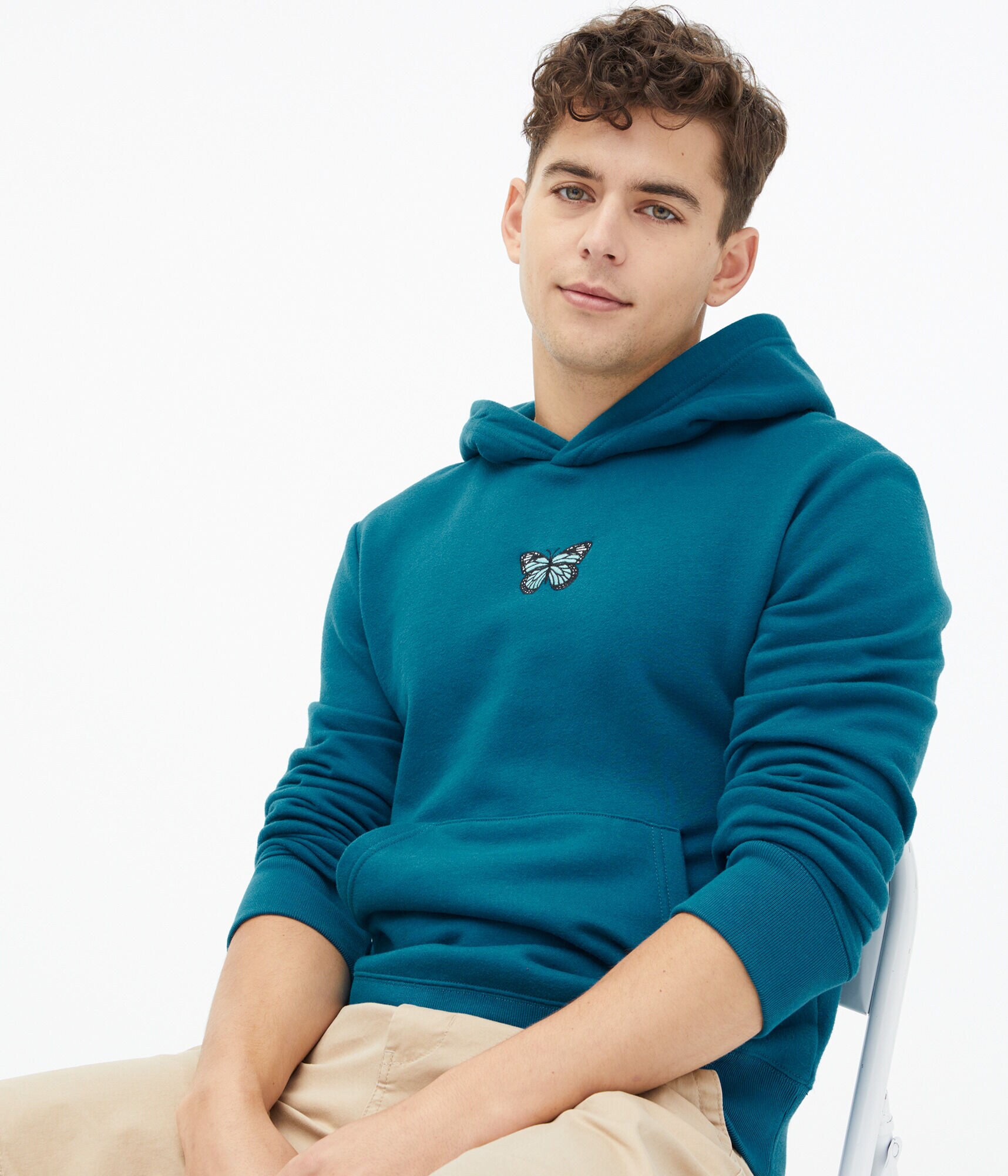 Butterfly Icon Pullover Hoodie***