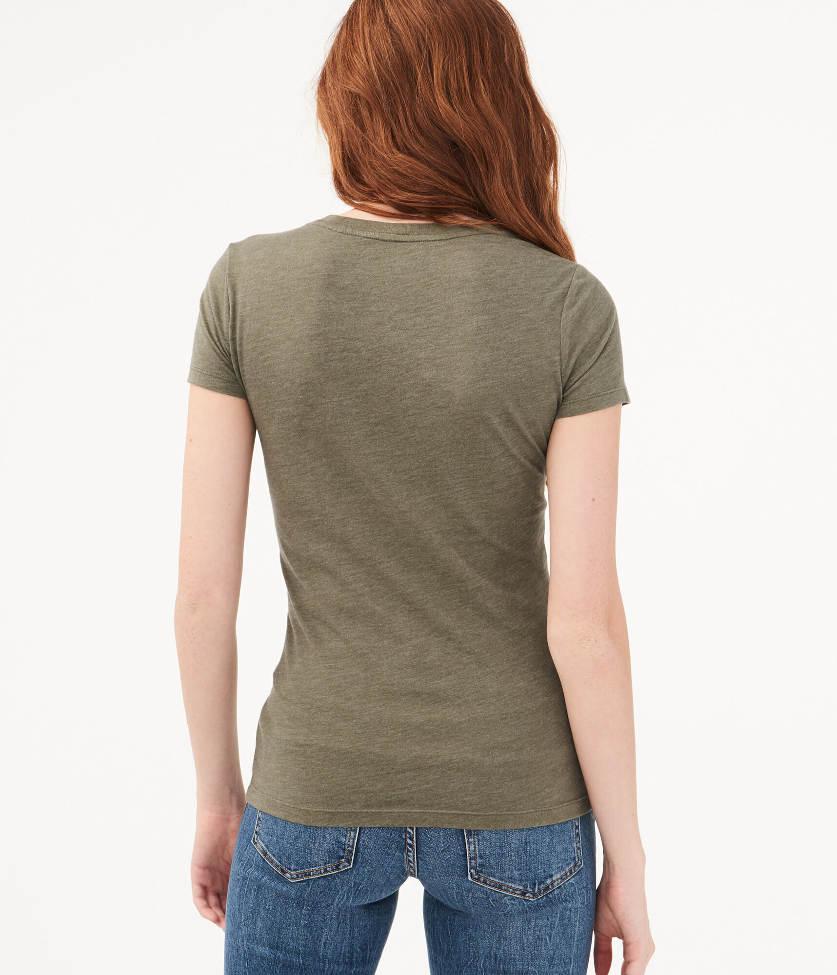 Aero NYC Glitter Graphic Tee