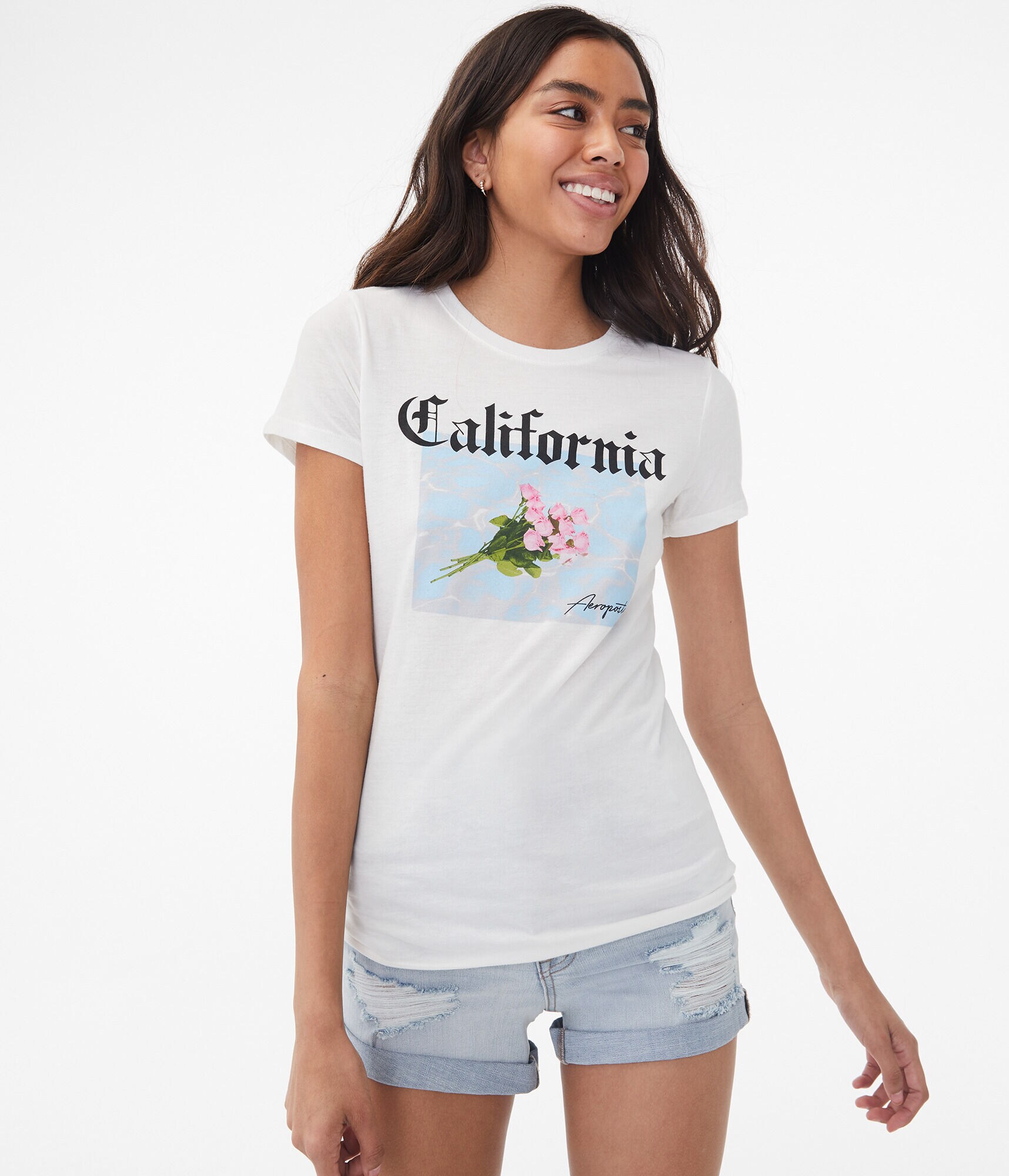 California Pool Bouquet Graphic Tee