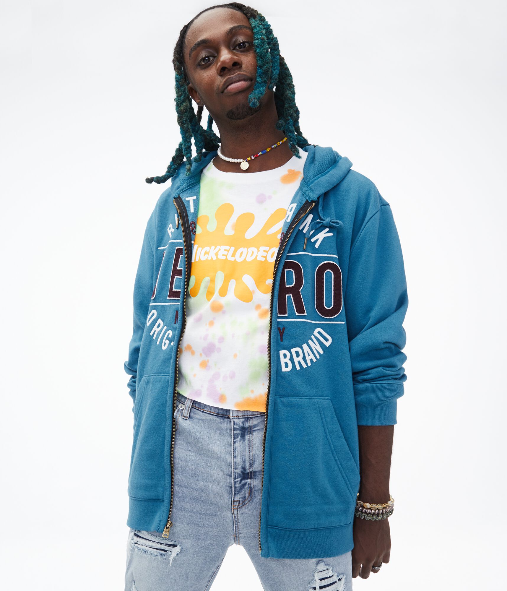 Aero NY Trademark Full-Zip Hoodie