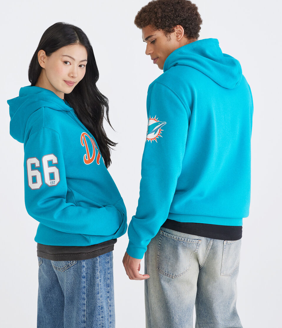 Miami Dolphins Script Full-Zip Hoodie