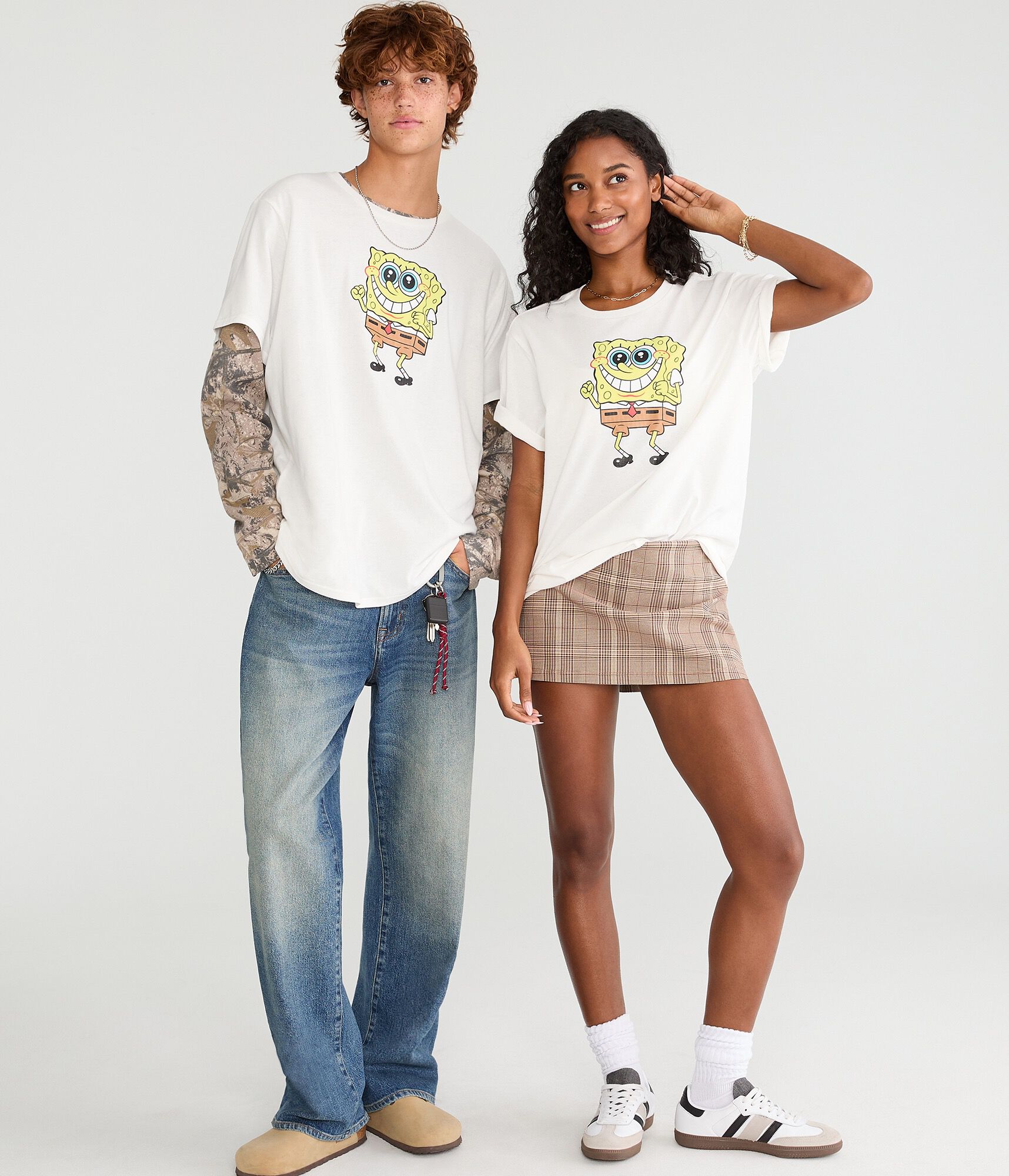 SpongeBob x Aero Smiling Graphic Tee