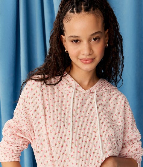 Demetra for Aero Floral Sleep Hoodie Demetra for Aero Floral Sleep Hoodie