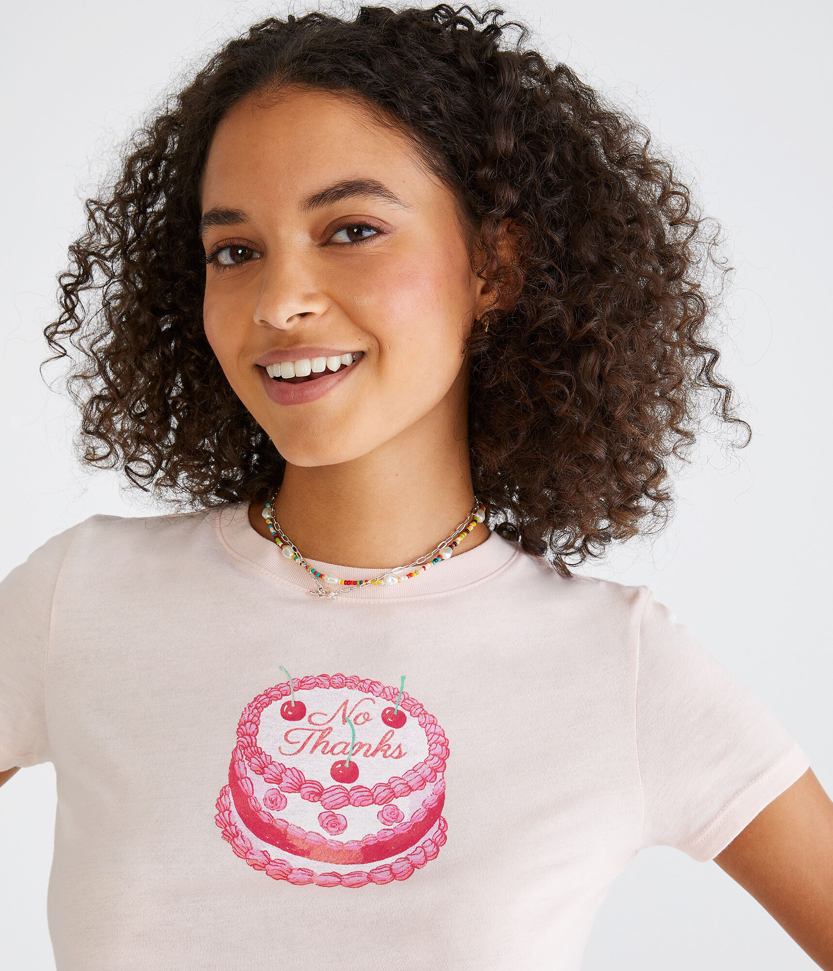 No Thanks Cake Graphic Tee