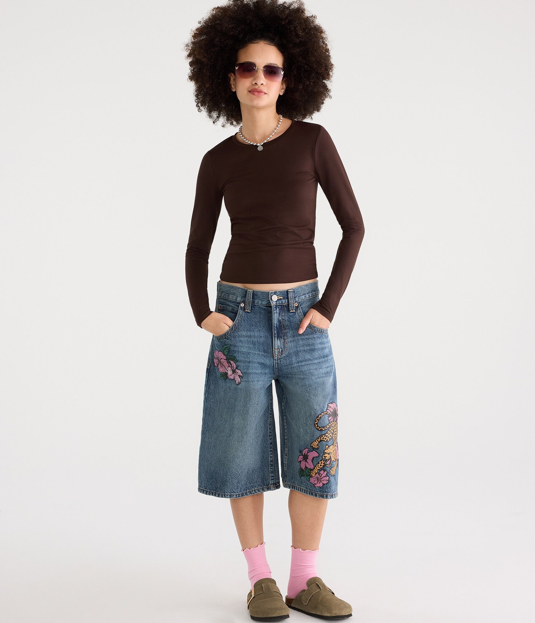 D&eacute;j&agrave; For Aero Long Sleeve Buttery Soft Crew Tee