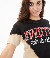 Led Zeppelin Cropped Graphic Tee***