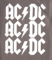 AC/DC Foil Oversized Graphic Tee