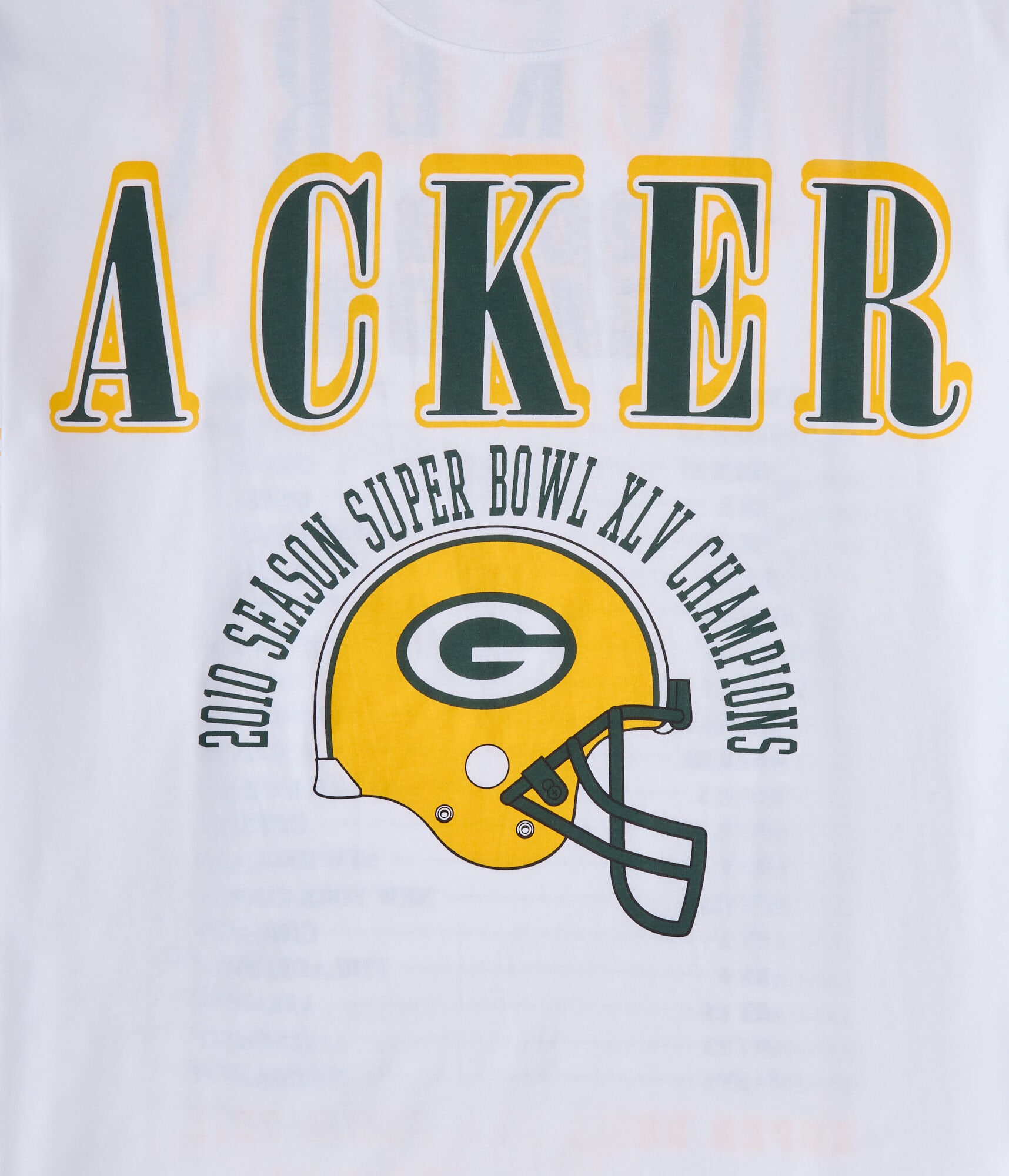 Green Bay Packers Super Bowl Boxy Graphic Tee