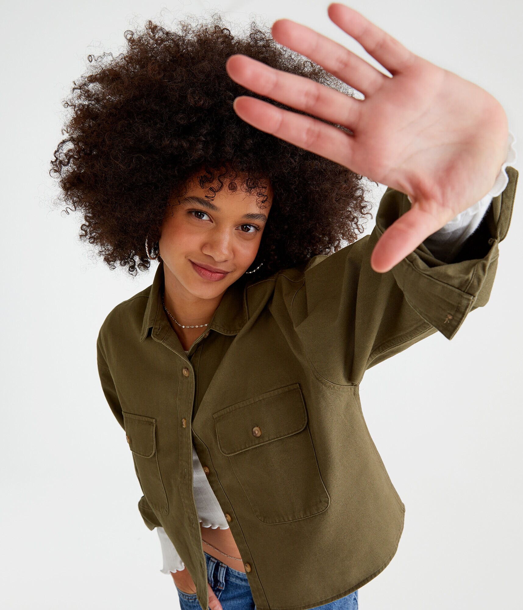 Relaxed Shirt Jacket