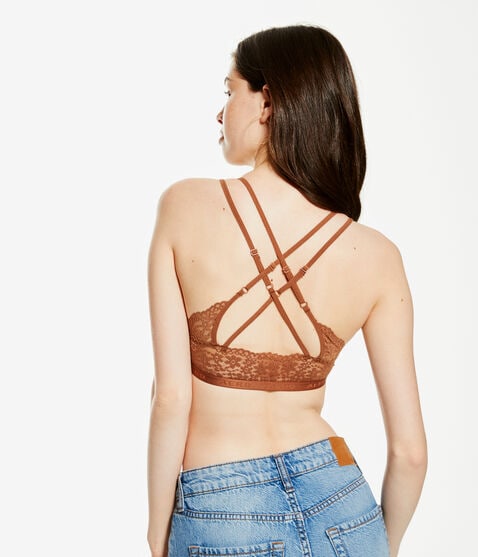 Ditsy Lace Triangle Bralette Ditsy Lace Triangle Bralette