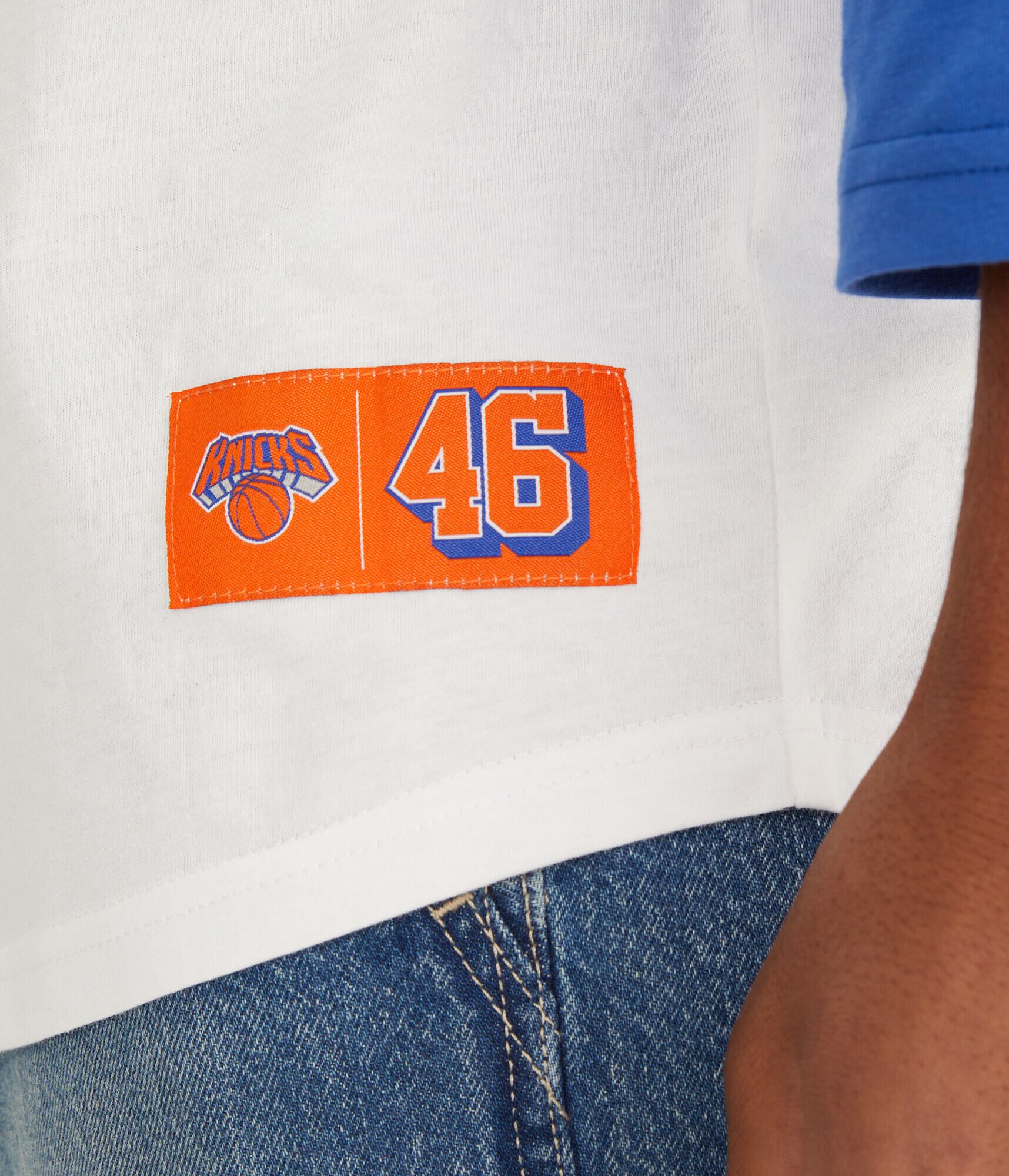 3/4 Sleeve New York Knicks Relaxed Raglan Tee