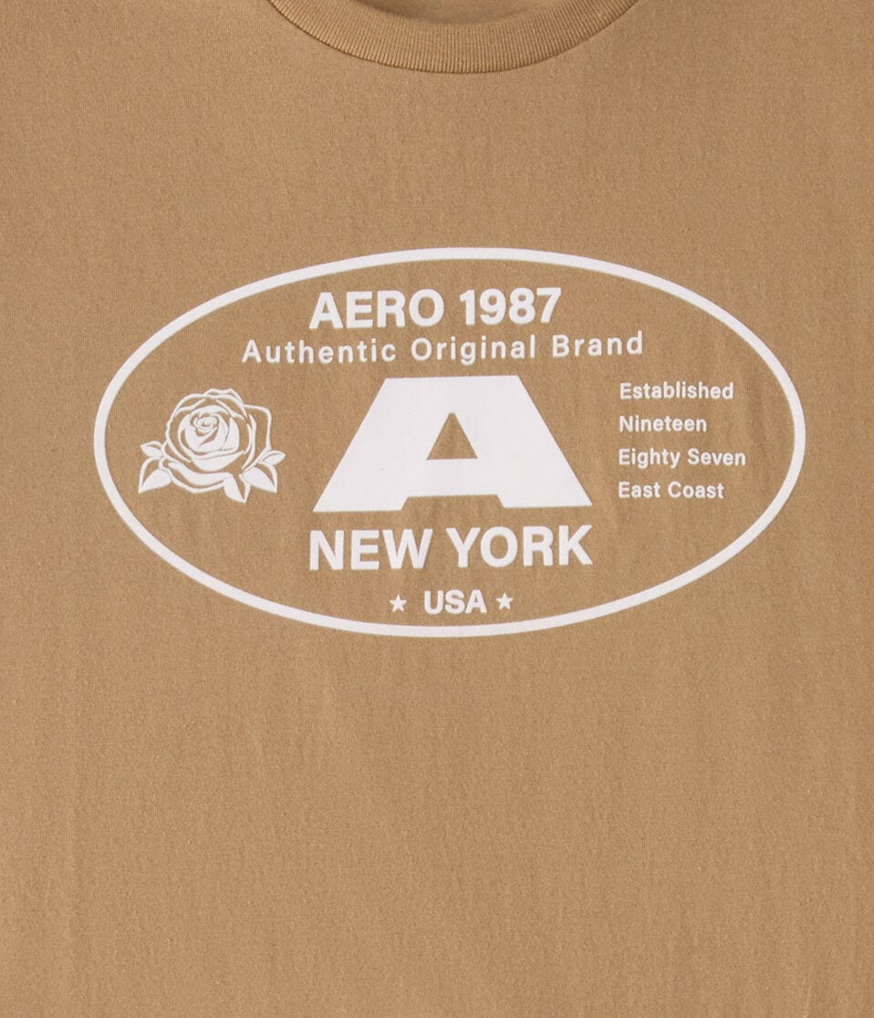 Aero 1987 Oval Flocked Graphic Tee