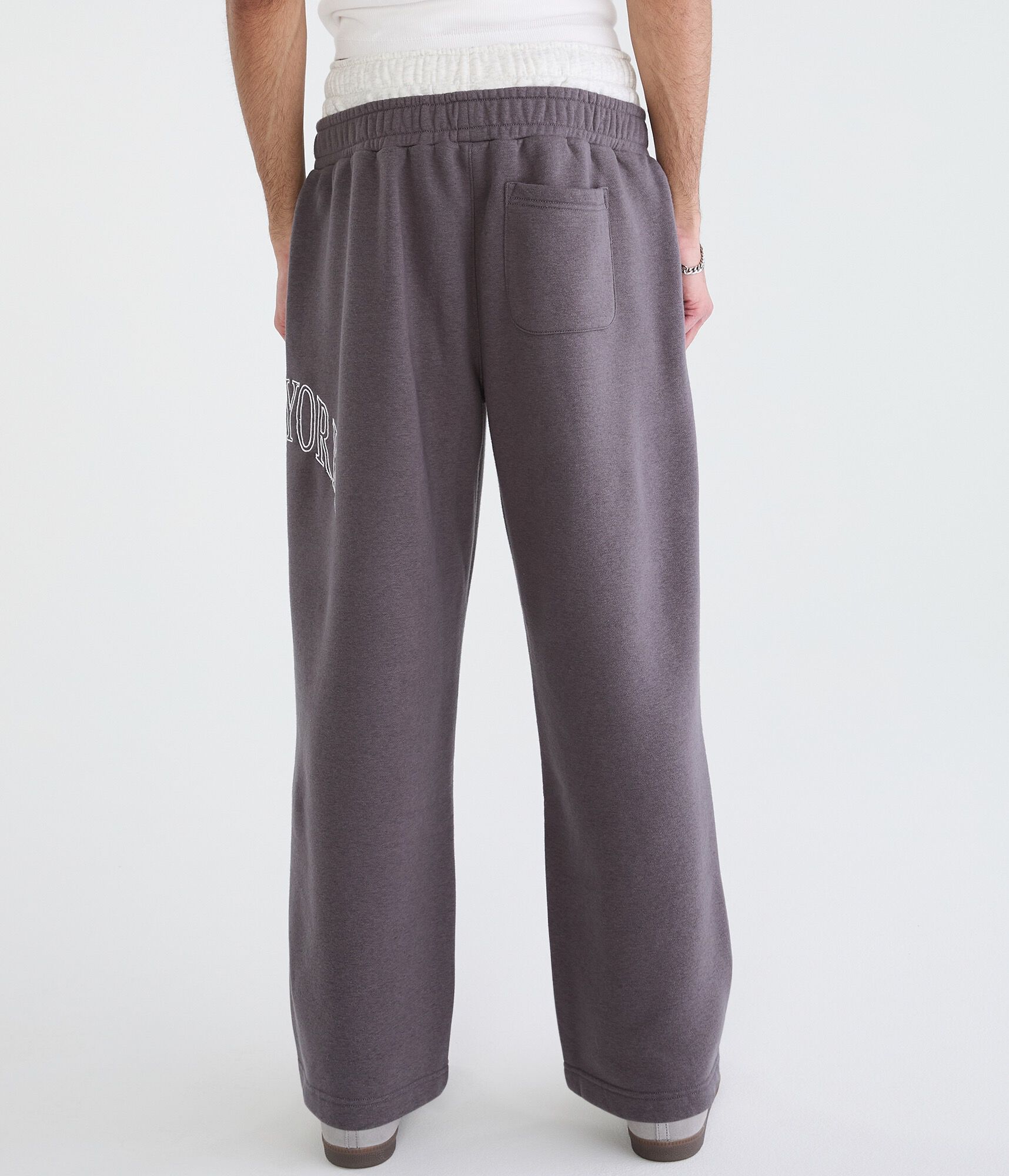 Cloud Soft New York Layered Waistband Baggy Sweatpants