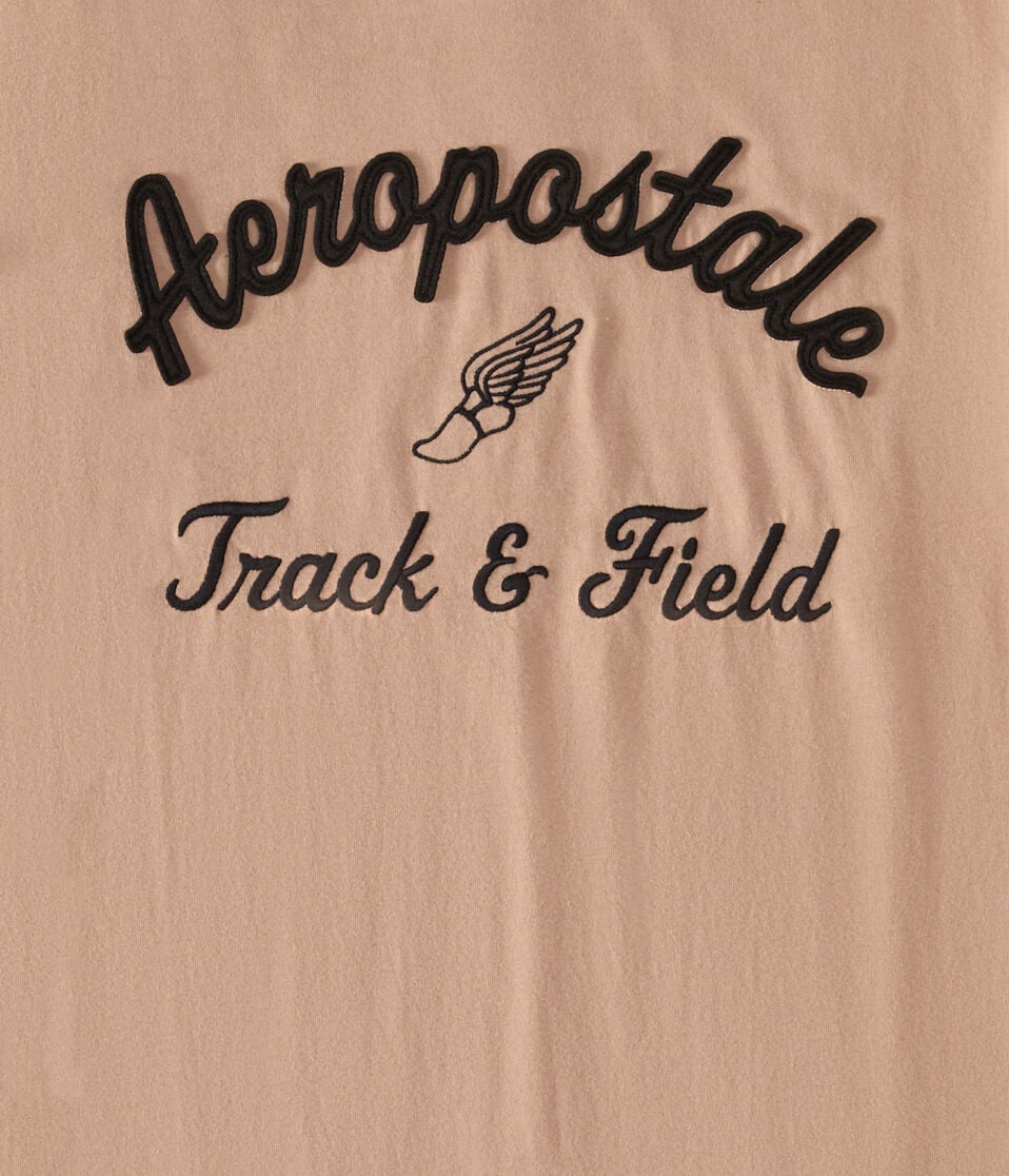 Aeropostale Track & Field Appliqué Graphic Tee