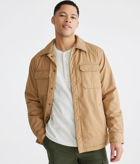 Solid Cotton Shacket