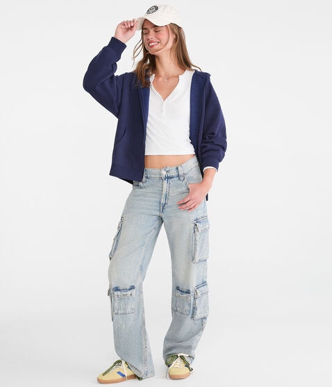 Cloud Soft Oversized Full-Zip Hoodie Cloud Soft Oversized Full-Zip Hoodie