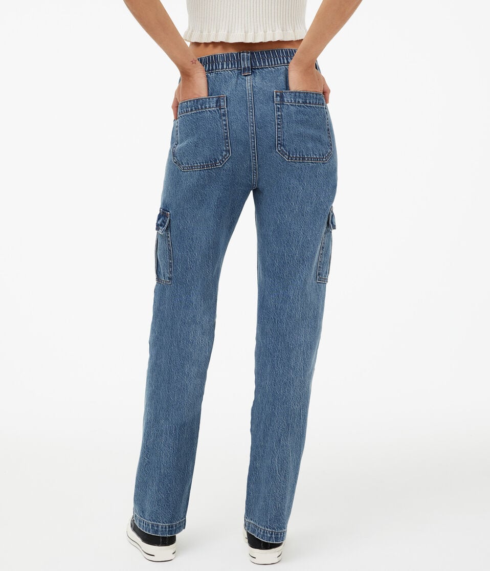Super High-Rise Baggy Cargo Jean