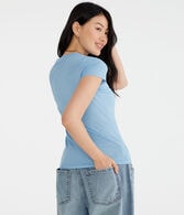 Aero California Circle Appliqué Graphic Tee