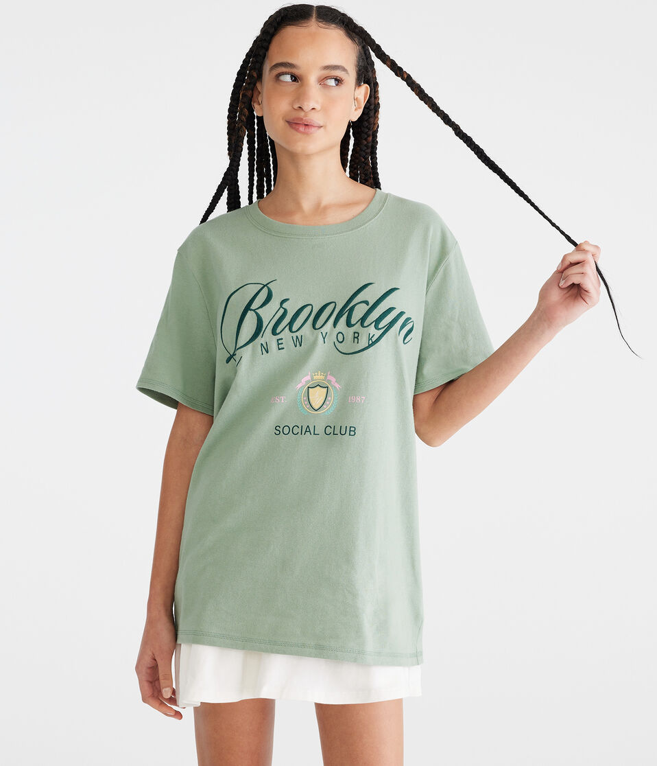 Seriously Soft Brooklyn Boyfriend Graphic Tee