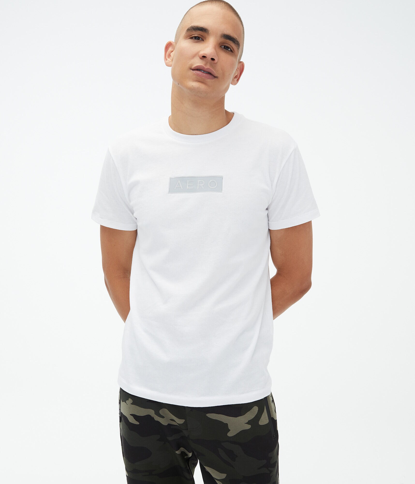 Aero Box Logo Appliqu&eacute; Graphic Tee