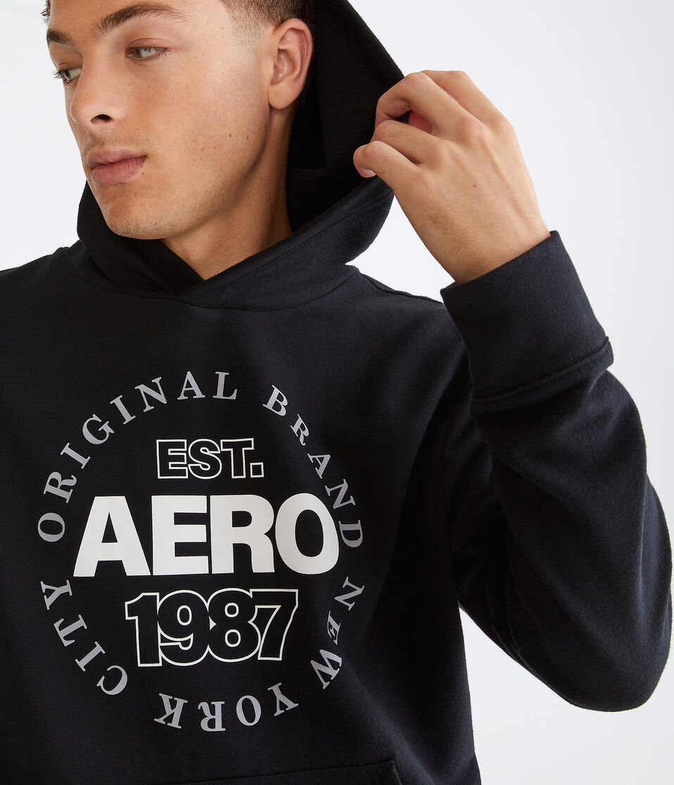 Aero 1987 Circle Pullover Hoodie