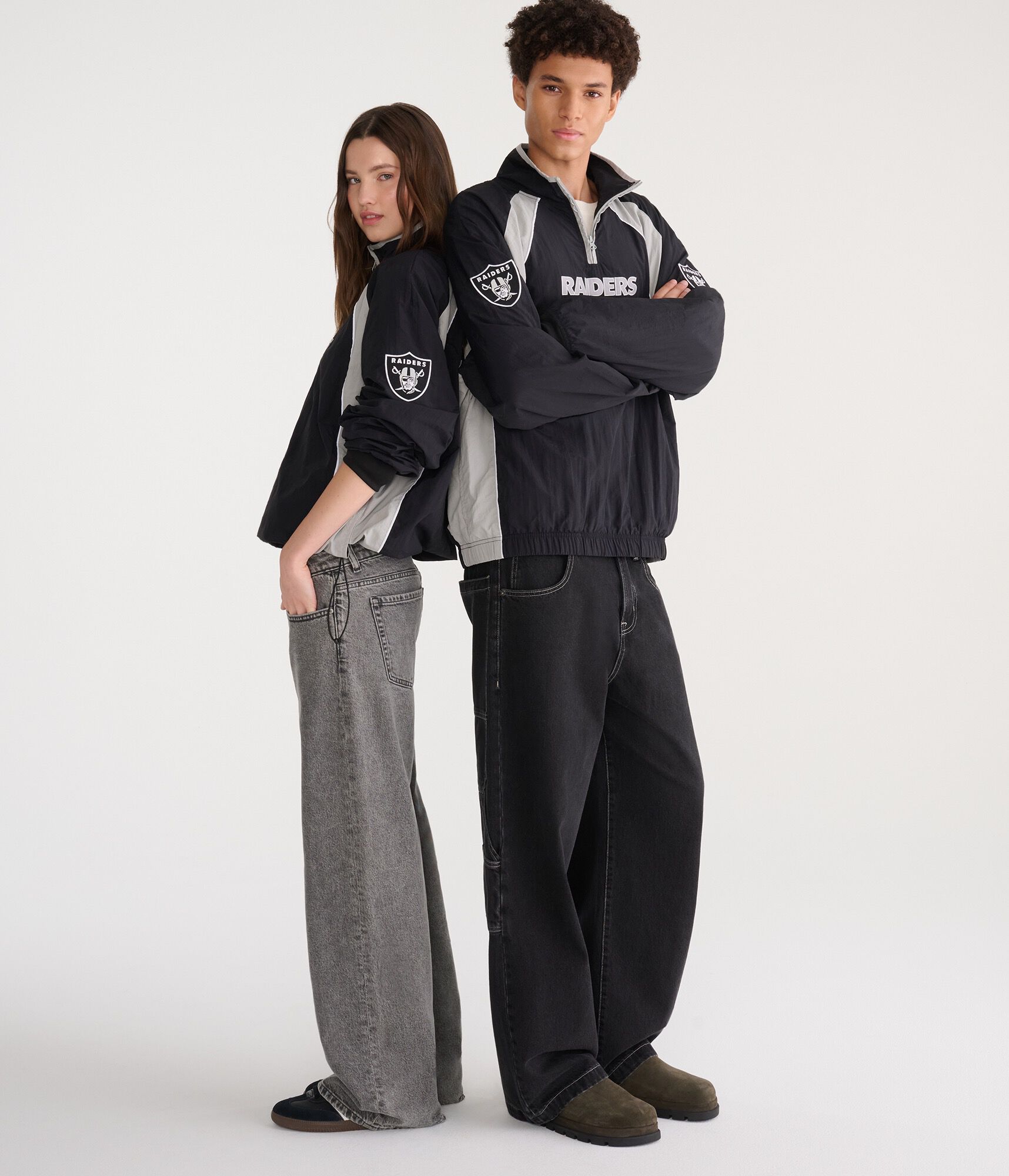Las Vegas Raiders Quarter-Zip Track Jacket