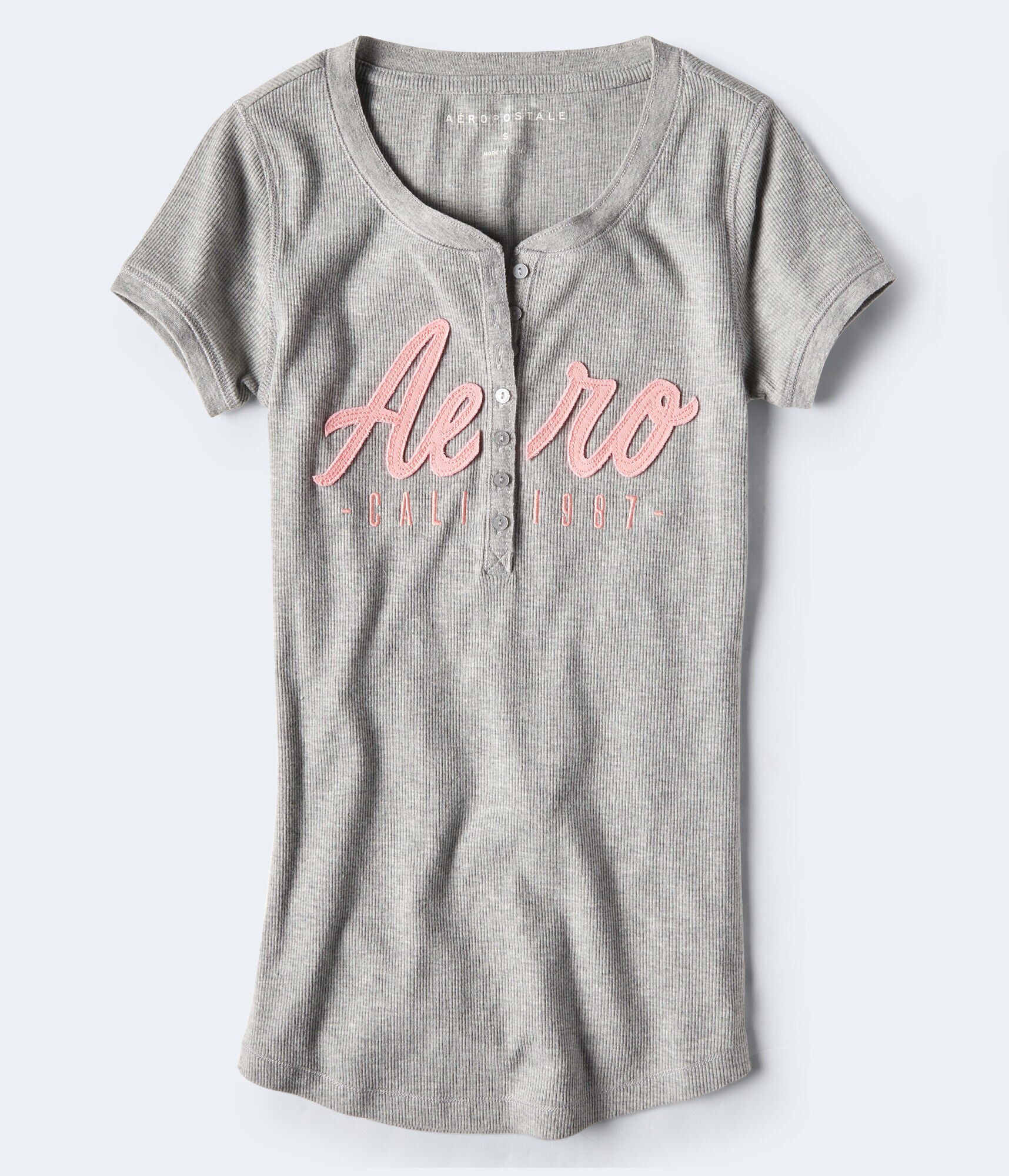 Aero Cali 1987 Graphic Henley