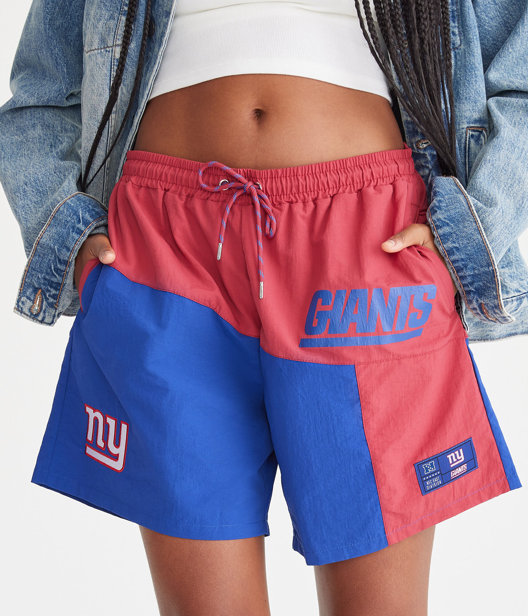 New York Giants Nylon Shorts 6.5"