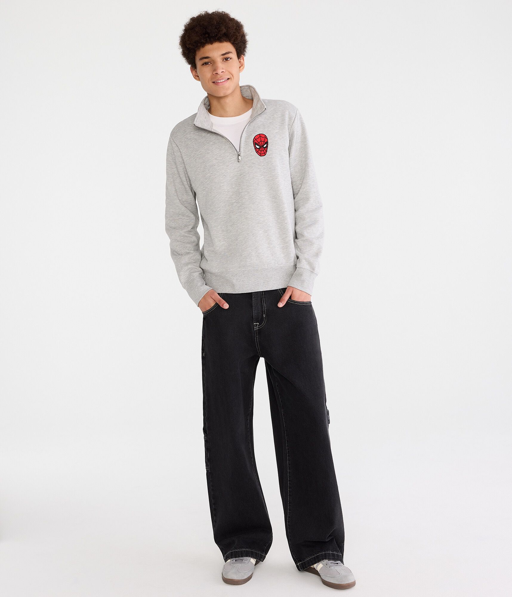 Spider-Man Fleece Quarter-Zip Sweatshirt