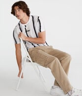 Aero Vertical Stripe Graphic Tee