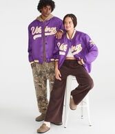 Minnesota Vikings Satin Bomber Jacket