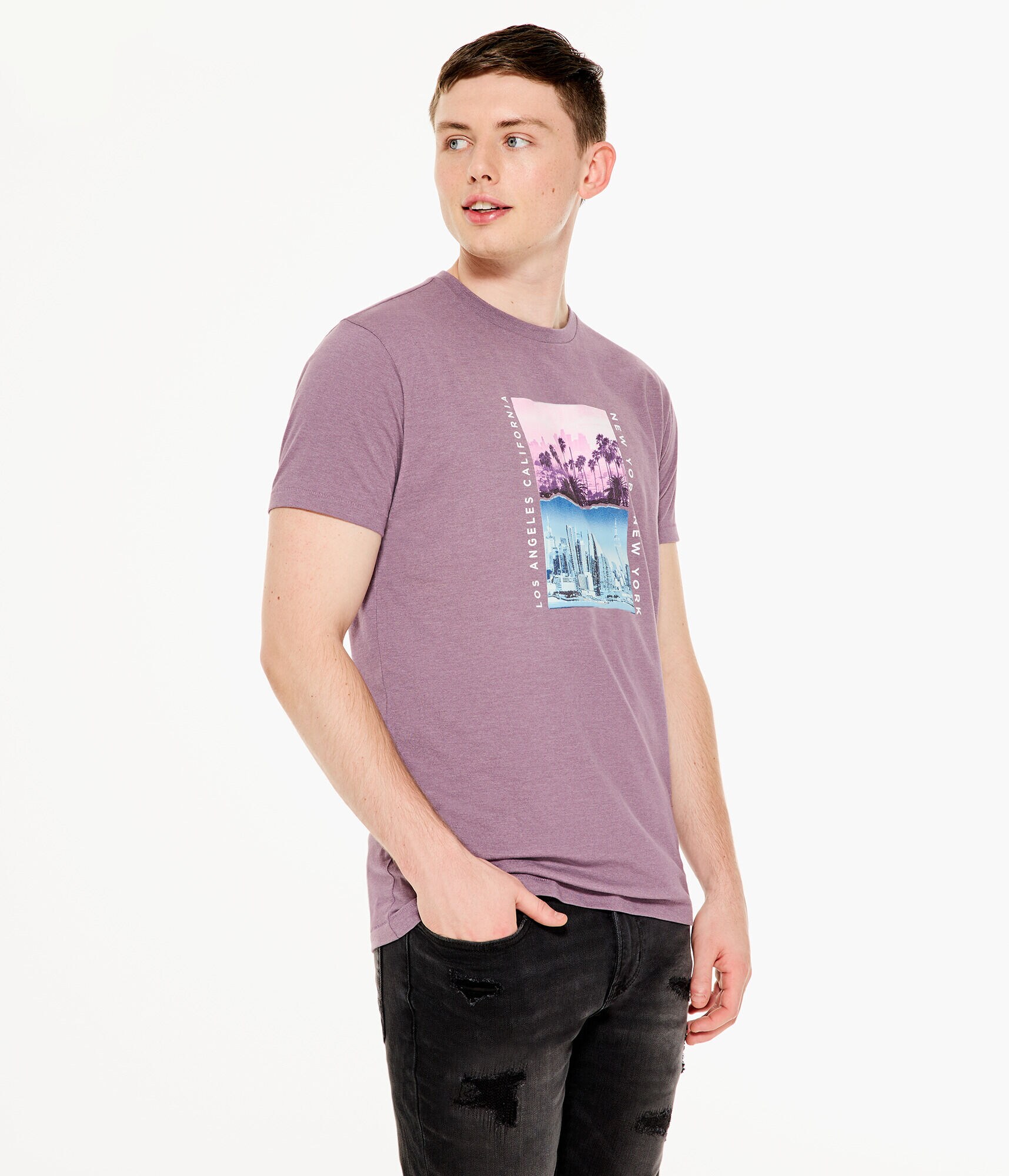 Los Angeles To New York Graphic Tee