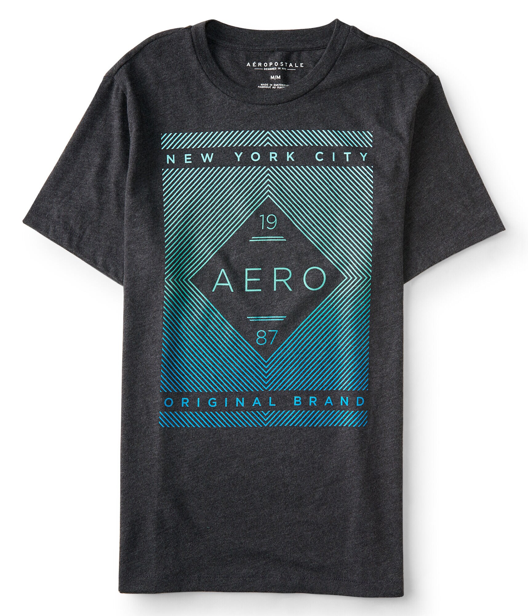 19 Aero 87 Linear Logo Graphic Tee