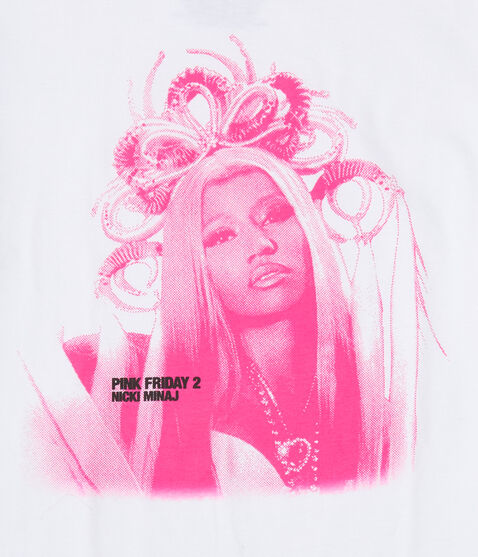 Nicki Minaj Pink Friday 2 Oversized Graphic Tee Nicki Minaj Pink Friday 2 Oversized Graphic Tee