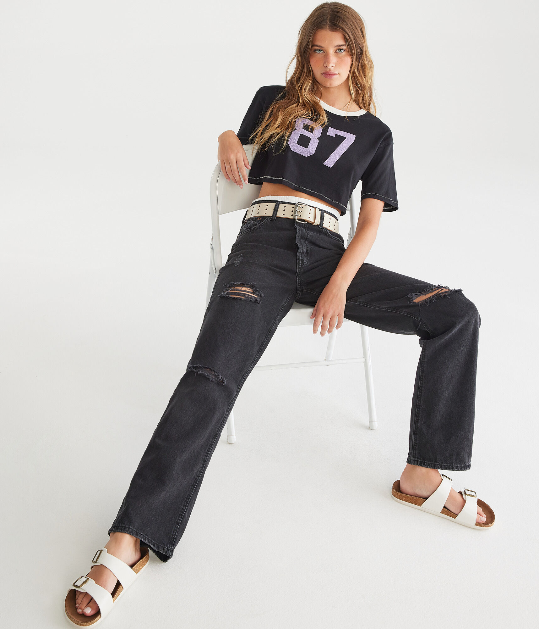 90s Super High-Waisted Baggy Jean