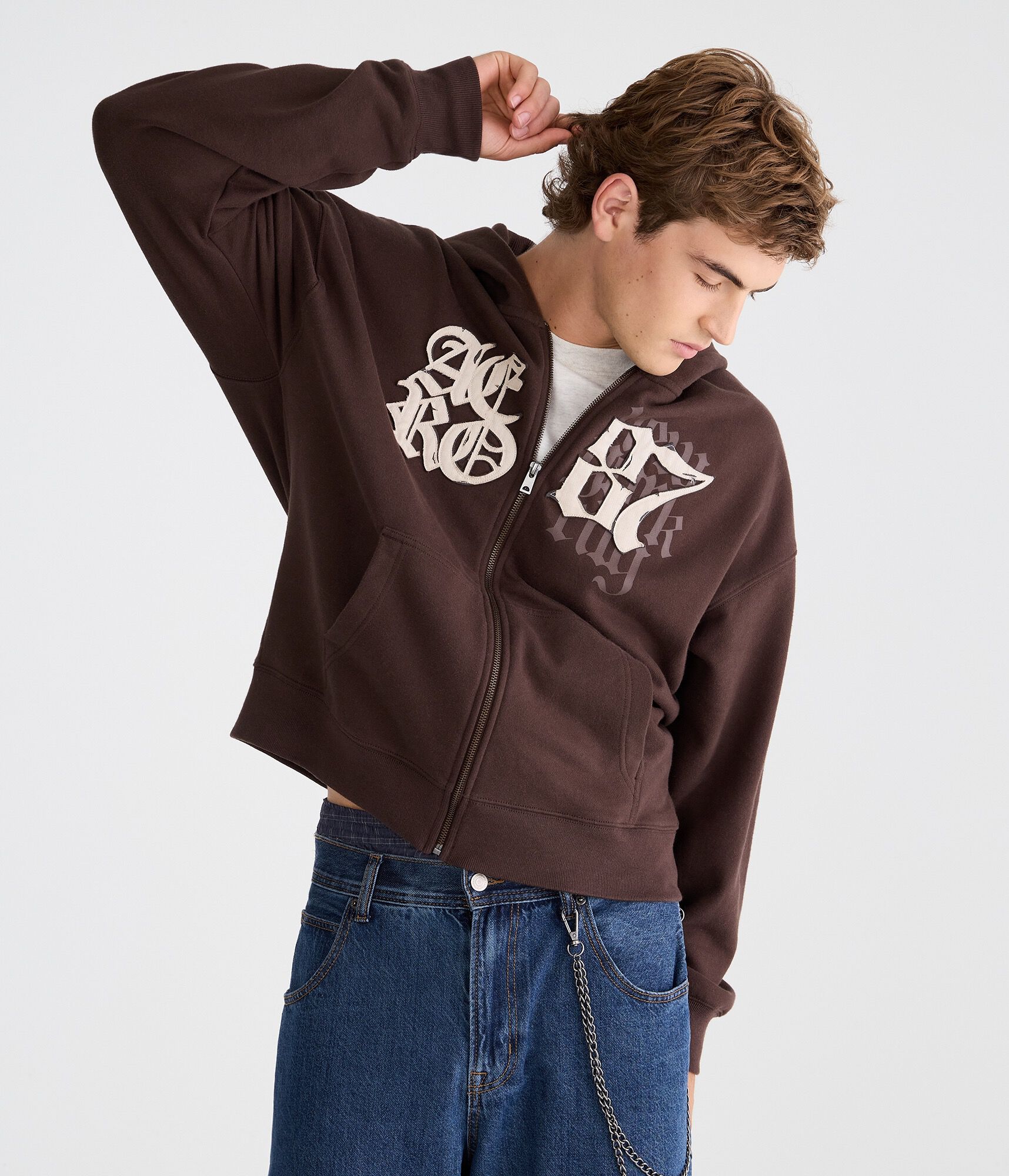 Gothic Aero 87 Boxy Full-Zip Hoodie