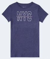 Aeropostale NYC Foil Graphic Tee