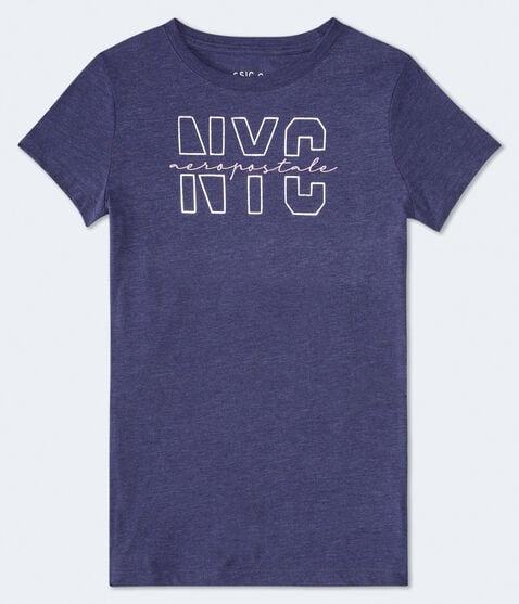 Aeropostale NYC Foil Graphic Tee Aeropostale NYC Foil Graphic Tee