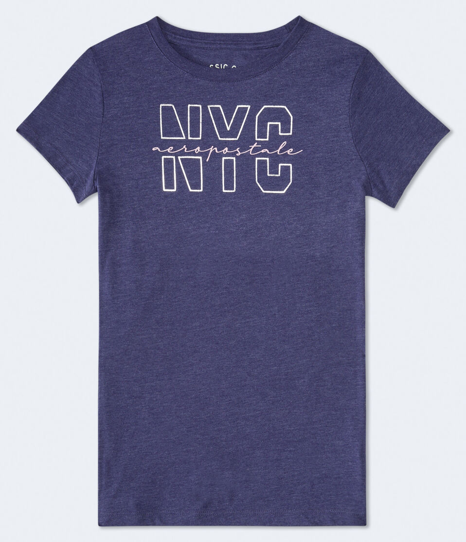 Aeropostale NYC Foil Graphic Tee