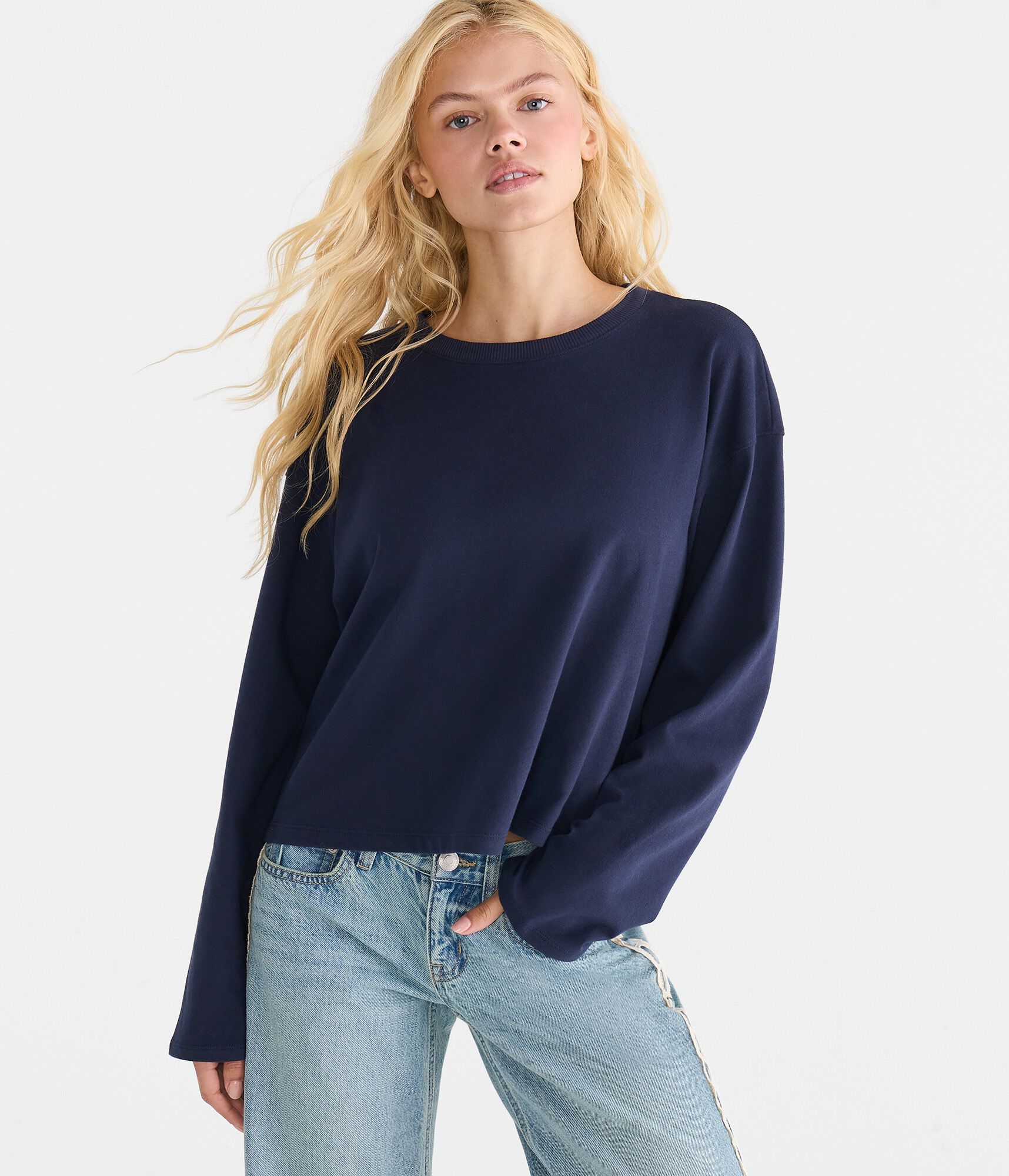 Long Sleeve Seriously Soft Oversized Crew Tee