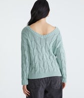 Wear 2 Ways Paris Oversized Cable Sweater