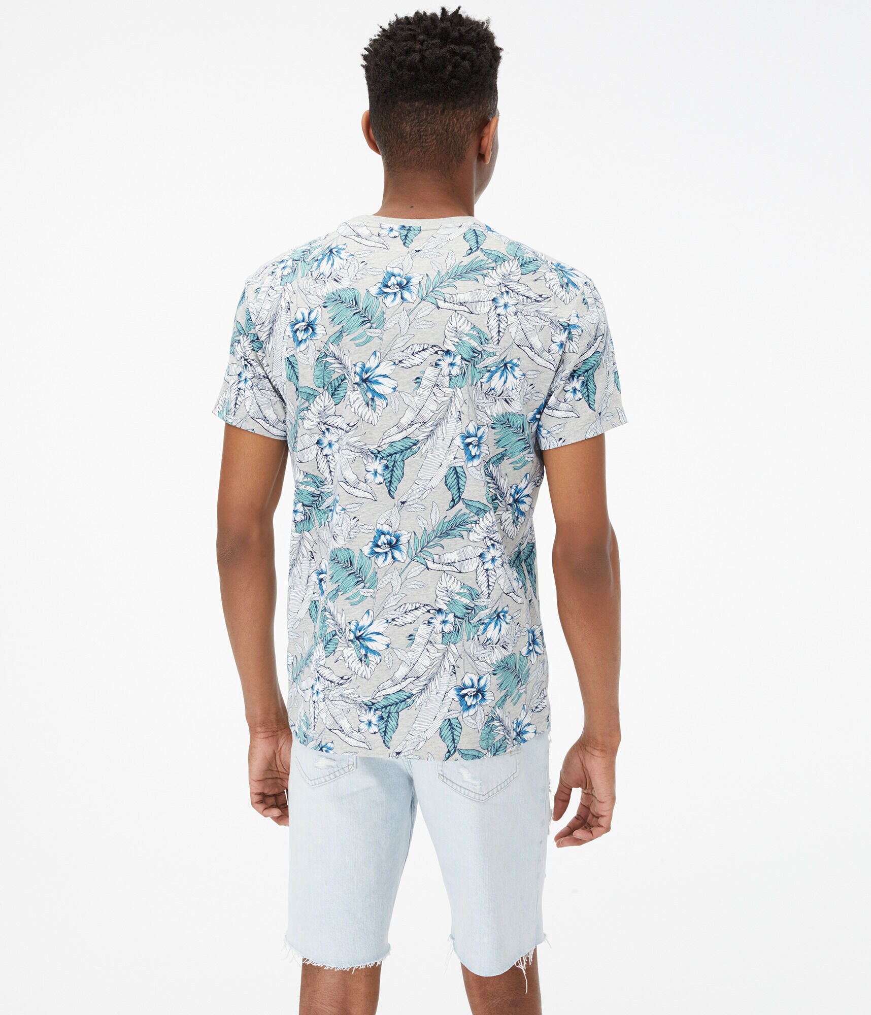 Tropical Floral Graphic Tee***