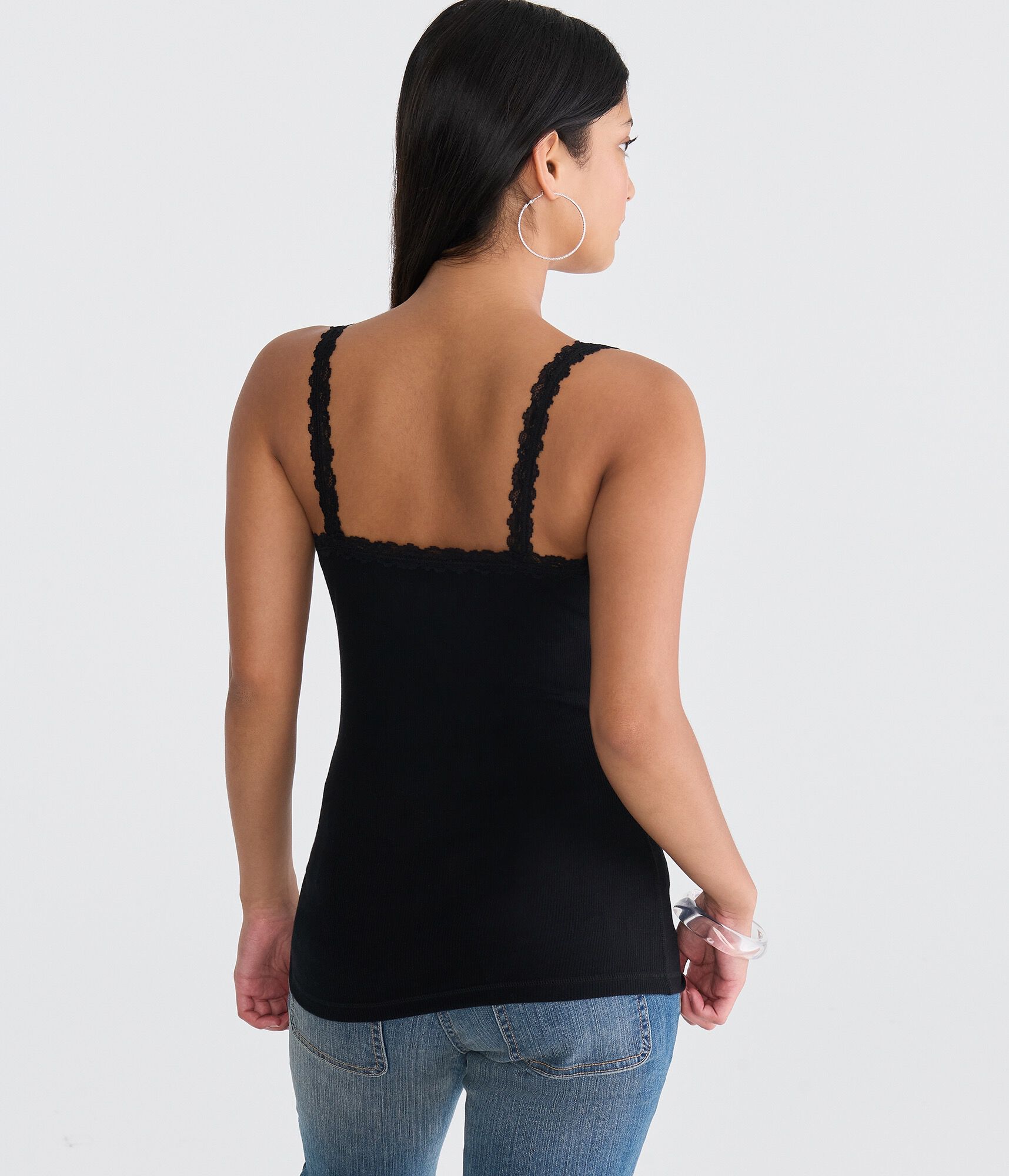 Seriously Soft Y2K Lace V-Neck Cami