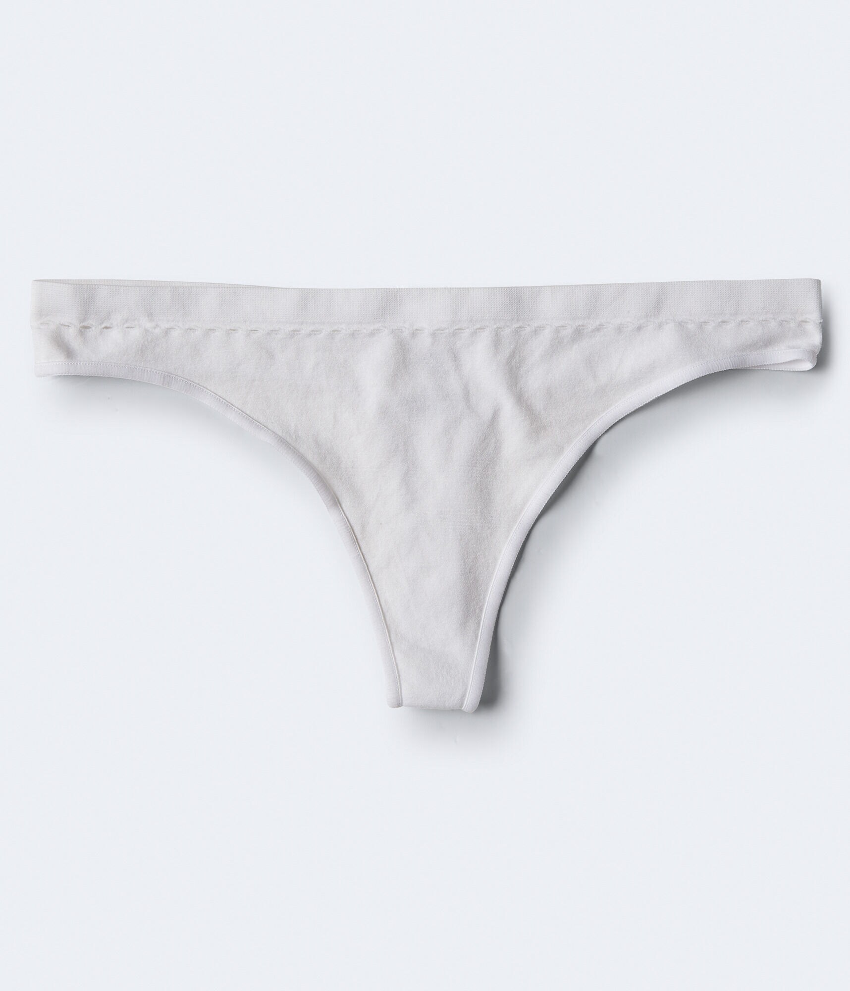 Seamless Drop-Needle Trim Thong