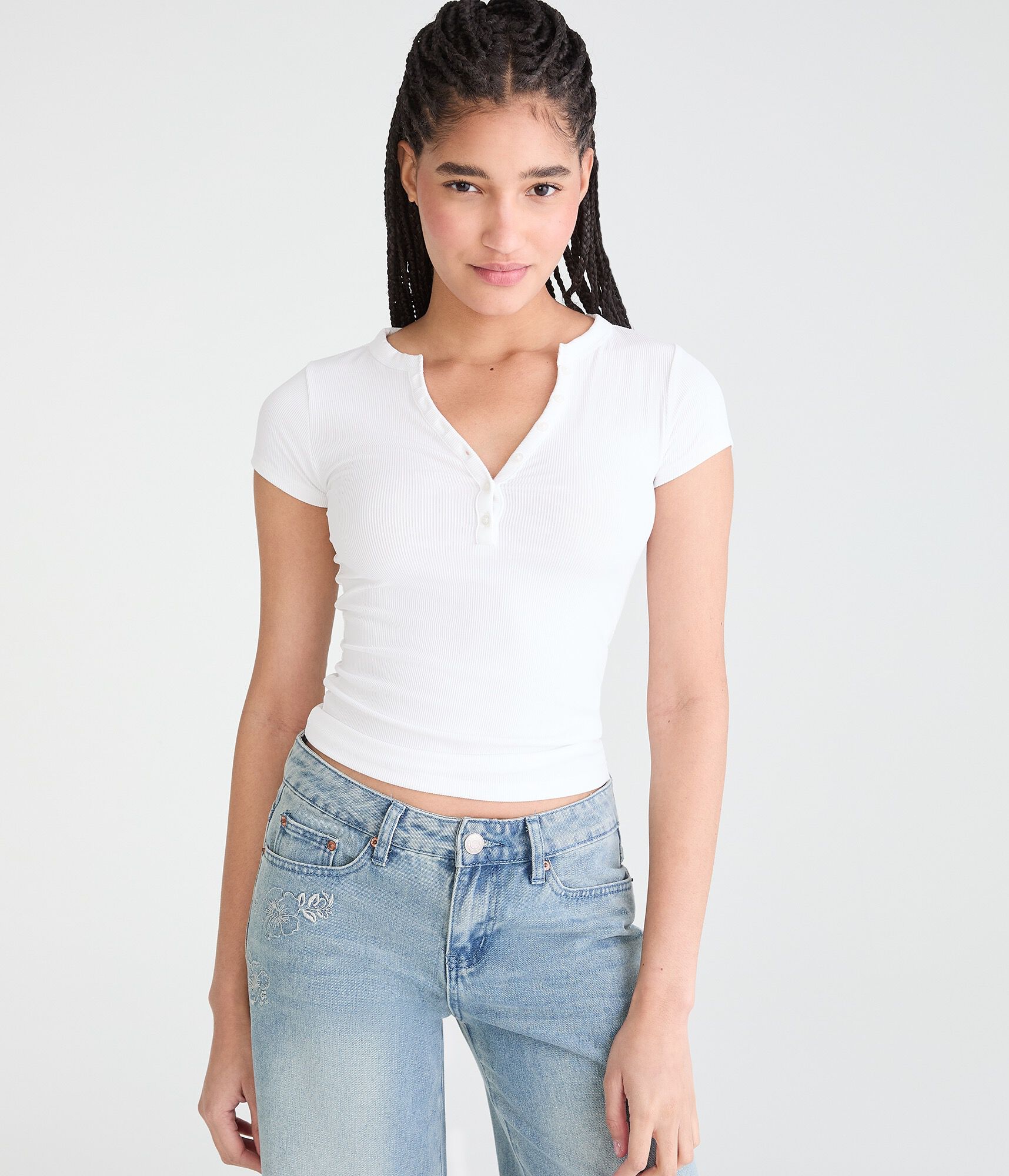 Buttery Soft V-Neck Henley